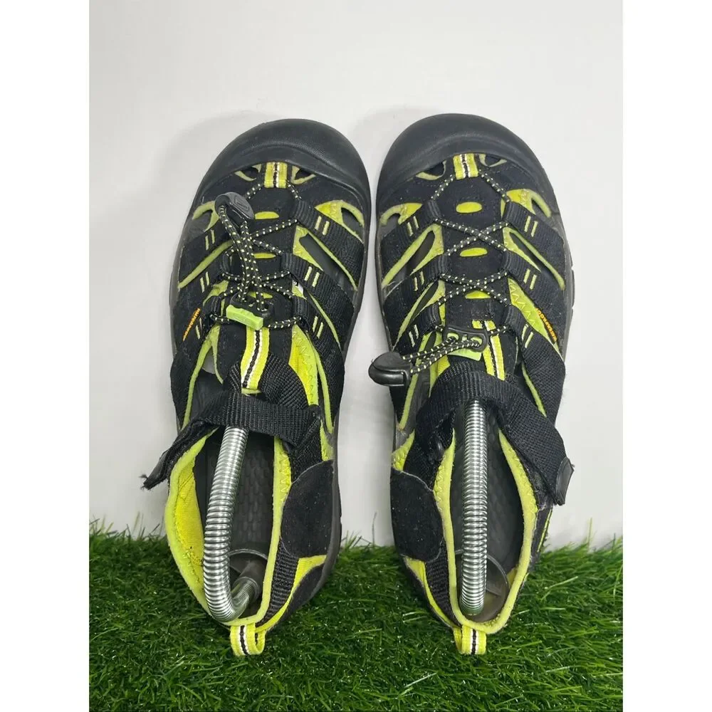 Keen Newport H2 Waterproof Sandals Kids Size 5 US Black Green Outdoor